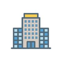 Office Building Icon for Business vector