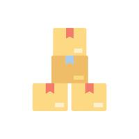 Packing Boxes Icon for Moving vector