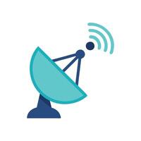 Creative Satellite Dish Icon for Design vector