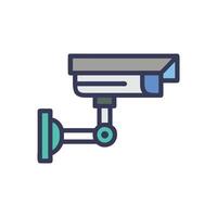 Stylish Security Camera Icon vector