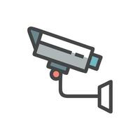 Creative Security Camera Icon for Safety vector
