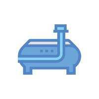 Unique Septic Tank Icon for Waste Management vector