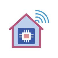 Unique Smart Home Hub Icon for Design vector