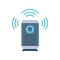 Unique Smart Speaker Icon for Home vector