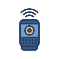 Stylish Smart Speaker Icon vector