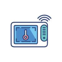 Unique Smart Thermostat Icon for Energy vector