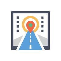 Creative Street View Icon for Design vector