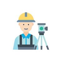 Creative Surveyor Icon for Design vector