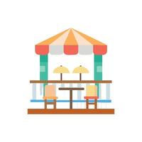 Stylish Terrace Icon for Design vector