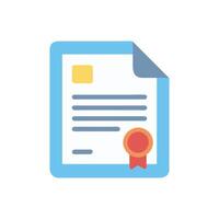 Unique Title Deed Icon for Ownership vector