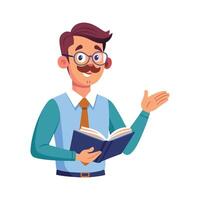Instructor Using Open Book for Explanation vector