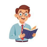 Educator Using Story to Captivate Students vector