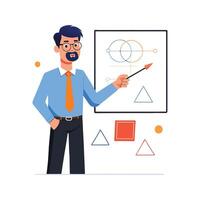 Instructor Using Marker for Explanation vector