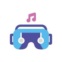Exciting VR Music Experience Icon vector