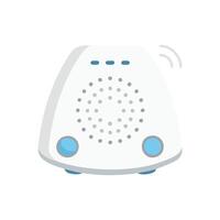 Unique White Noise Sound Machine Icon Design vector