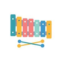 Elegant Xylophone Icon for Creative Use vector
