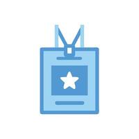 Modern Backstage Pass Icon for Events vector