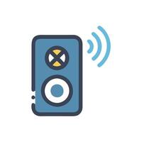 Creative Bluetooth Speaker Icon Design vector