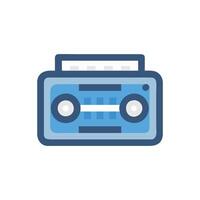 Cassette Recorder Icon for Nostalgia vector