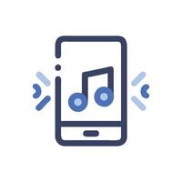Custom Ringtone Icon for Personalization vector