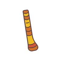Stylish Didgeridoo Icon for Artists vector