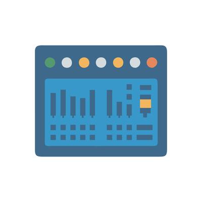 Stylish Digital Audio Workstation Icon