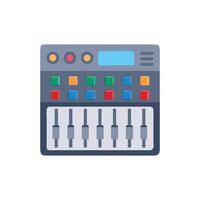Modern Digital Soundboard Icon for Mixing vector