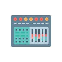 Stylish Digital Soundboard Icon vector