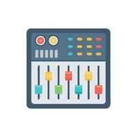 Digital Soundboard Icon for Mixing vector