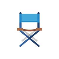 Modern Directors Chair Icon for Film vector