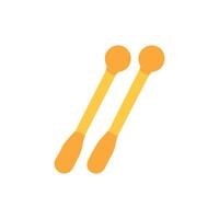 Modern Drumsticks Icon for Music vector