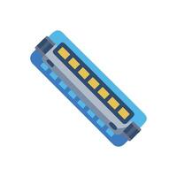 Stylish Harmonica Icon for Artists vector