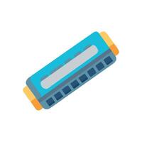 Harmonica Icon for Musicians vector