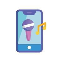 Creative Karaoke App Design vector