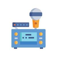 Karaoke Machine Icon for Gatherings vector