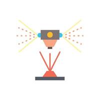 Dynamic Laser Show Icon for Parties vector