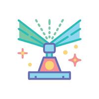 Vibrant Laser Show Icon Design vector