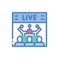 Creative Live Performance Illustration vector