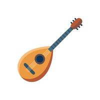 Stylish Mandolin Icon for Illustrations vector