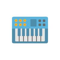 Dynamic MIDI Controller Icon Design vector