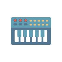 MIDI Controller Icon for Music Production vector