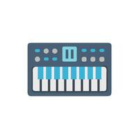 Stylish MIDI Controller Icon for DJs vector