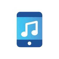 Icon for Music Apps on Mobile Devices vector