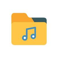 SVG Icon for Music File Folders vector