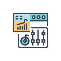 SVG Icon for Music Production vector
