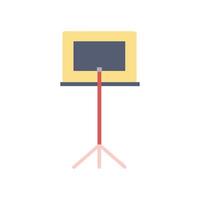 Stand Icon for Musicians Performance vector