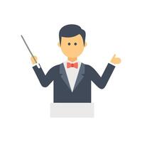 Icon for Conductors in Orchestra vector