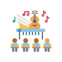 SVG Icon for Music Orchestras vector