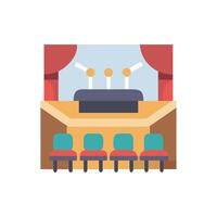Icon for Orchestra Pit Setup vector