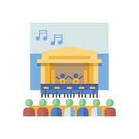 SVG Icon for Symphony Halls vector